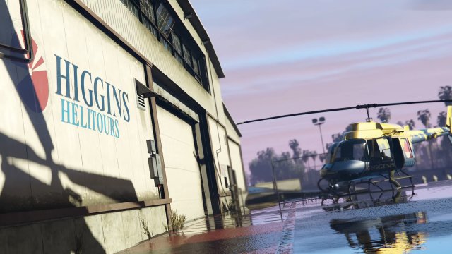 Shank Street, 太阳港 (Vespucci Helipad)洗钱生意 · Higgins Helitours 资料图